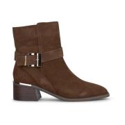 Enkellaars met zijgesp Alma EN Pena , Brown , Dames