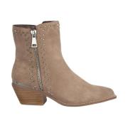 Studded enkellaarzen Alma EN Pena , Beige , Dames