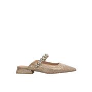 Rhinestone mule Alma EN Pena , Brown , Dames