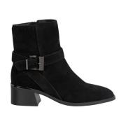 Enkellaars met zijgesp Alma EN Pena , Black , Dames