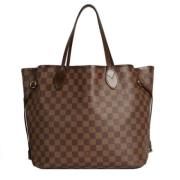 Pre-owned Canvas louis-vuitton-bags Louis Vuitton Vintage , Brown , Da...