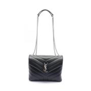 Pre-owned Leather shoulder-bags Yves Saint Laurent Vintage , Black , D...