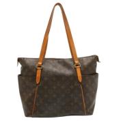 Pre-owned Leather totes Louis Vuitton Vintage , Brown , Dames