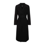 Zwarte wollen wikkeljas Max Mara Weekend , Black , Dames