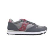 Originele Jazz Sneakers Grijs/Donkerrood Saucony , Multicolor , Heren