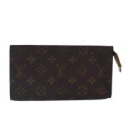 Pre-owned Canvas pouches Louis Vuitton Vintage , Brown , Dames