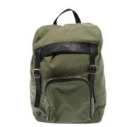 Pre-owned Canvas backpacks Yves Saint Laurent Vintage , Green , Heren