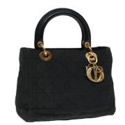 Pre-owned Nylon handbags Dior Vintage , Black , Dames