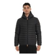 Gewatteerde Hooded Donald Jack Save The Duck , Black , Heren