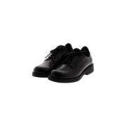 Glanzend leren veterschoenen Herno , Black , Heren