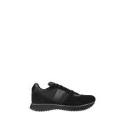 Zwarte Sneakers voor Mannen Blauer , Black , Heren