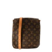 Pre-owned Canvas louis-vuitton-bags Louis Vuitton Vintage , Brown , Da...