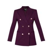 Double-breasted Stretch Blazer Liu Jo , Purple , Dames