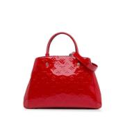 Pre-owned Leather louis-vuitton-bags Louis Vuitton Vintage , Red , Dam...