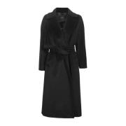 Zwarte Weekendjassen met Tempera Finish Max Mara Weekend , Black , Dam...