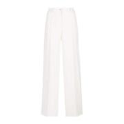 Wide Trousers Pinko , White , Dames