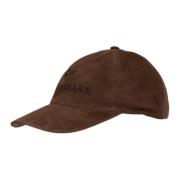 Bruine Aqualeather Baseballpet Paul & Shark , Brown , Heren