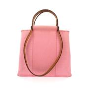 Pre-owned Leather handbags Hermès Vintage , Pink , Dames