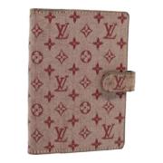 Pre-owned Leather home-office Louis Vuitton Vintage , Red , Dames