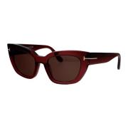 Stijlvolle zonnebril Ft1190/S Tom Ford , Red , Dames