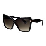 Stijlvolle zonnebril Ft1195/S Tom Ford , Black , Dames