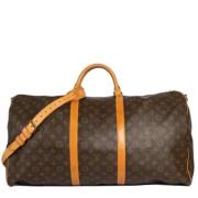 Pre-owned Canvas louis-vuitton-bags Louis Vuitton Vintage , Brown , Da...