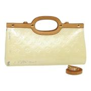 Pre-owned Leather handbags Louis Vuitton Vintage , White , Dames