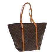 Pre-owned Canvas louis-vuitton-bags Louis Vuitton Vintage , Brown , Da...