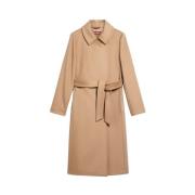 Kameel Jassen Regular Fit Max Mara Studio , Brown , Dames