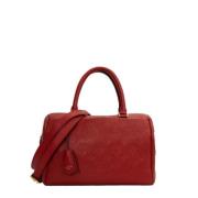 Pre-owned Leather louis-vuitton-bags Louis Vuitton Vintage , Red , Dam...