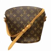 Pre-owned Canvas shoulder-bags Louis Vuitton Vintage , Brown , Dames