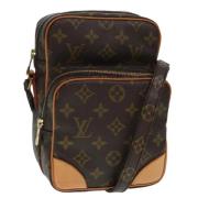 Pre-owned Canvas shoulder-bags Louis Vuitton Vintage , Brown , Dames