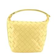 Pre-owned Leather handbags Bottega Veneta Vintage , Yellow , Dames