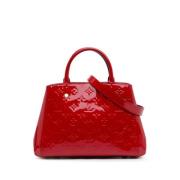 Pre-owned Leather louis-vuitton-bags Louis Vuitton Vintage , Red , Dam...