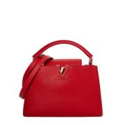 Pre-owned Leather louis-vuitton-bags Louis Vuitton Vintage , Red , Dam...