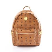 Pre-owned Canvas backpacks MCM Pre-owned , Brown , Dames