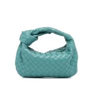 Pre-owned Leather handbags Bottega Veneta Vintage , Blue , Dames