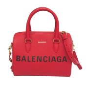 Pre-owned Leather balenciaga-bags Balenciaga Vintage , Red , Dames