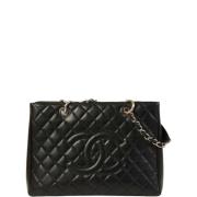 Pre-owned Leather chanel-bags Chanel Vintage , Black , Dames