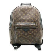 Pre-owned Leather backpacks Louis Vuitton Vintage , Brown , Dames