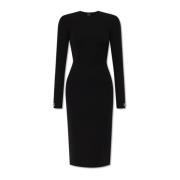 Jurk met lange mouwen Dolce & Gabbana , Black , Dames