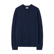 Blauwe Shetland Crew Sweater Jersey Hartford , Blue , Heren