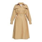 Jurk met riem Jil Sander , Beige , Dames