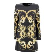 Gouden jurken voor vrouwen Versace Jeans Couture , Multicolor , Dames