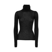 Cashmere Dolcevita in Zwart Durazzi Milano , Black , Dames