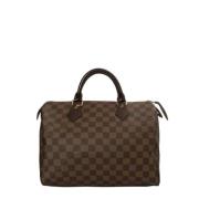 Pre-owned Canvas handbags Louis Vuitton Vintage , Brown , Dames