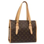 Pre-owned Canvas handbags Louis Vuitton Vintage , Brown , Dames