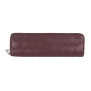 Pre-owned Leather wallets Bottega Veneta Vintage , Red , Dames