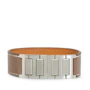 Pre-owned Leather bracelets Hermès Vintage , Brown , Dames