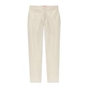 Broek gemaakt van gecombineerde materialen Marni , Beige , Dames